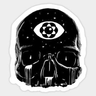 Third Eye Skull Sticker